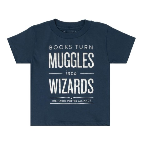 חולצת ילדים Books turn muggles into wizards