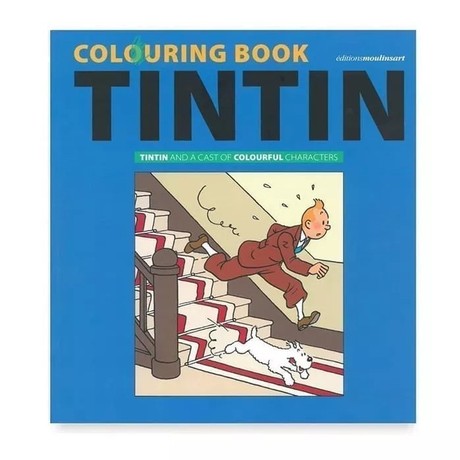 חוברת צביעה טינטין (Tintin)