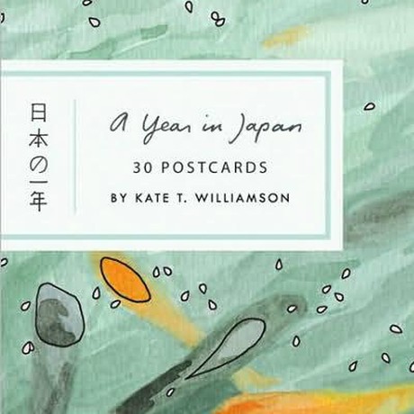 A Year in Japan Postcard Book