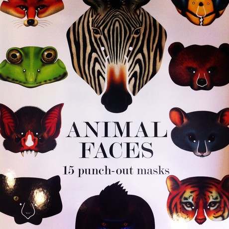 Animal Faces | 15 punch-out masks