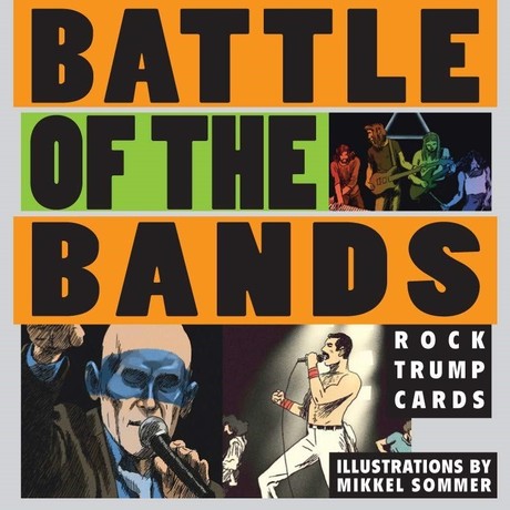 Battle of the Bands: Rock Trump Cards משחק קלפים למבוגרים