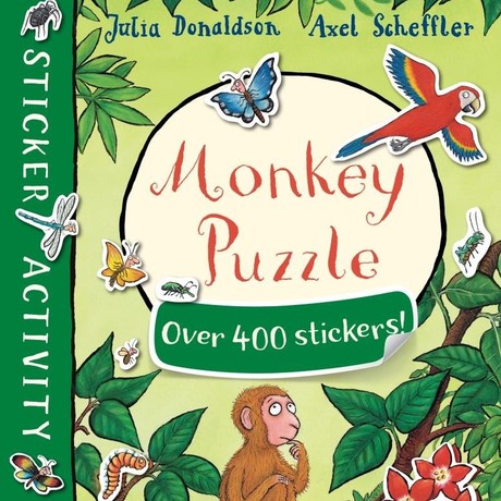 Monkey Puzzle Sticker Book לקוף יש בעיה מדבקות