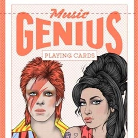 Music Genius Genius Playing Cards קלפי משחק