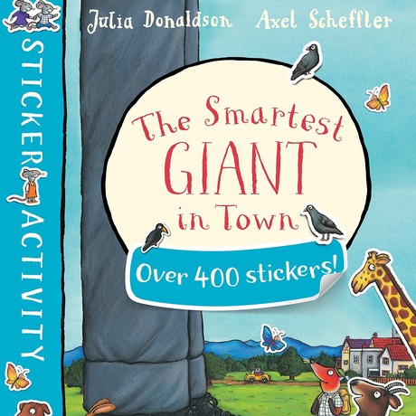 The Smartest Giant in Town Sticker Book הענק הכי גנדרן בעולם מדבקות