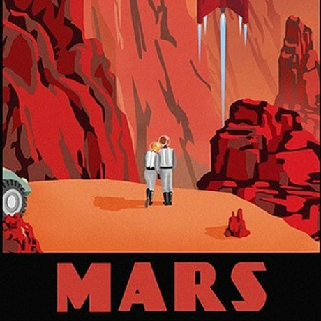Visit Mars Poster : Steve Thomas